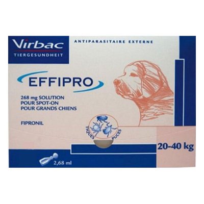 Effipro Spot-On Solution for Dogs 45 to 88 lbs (Pink)